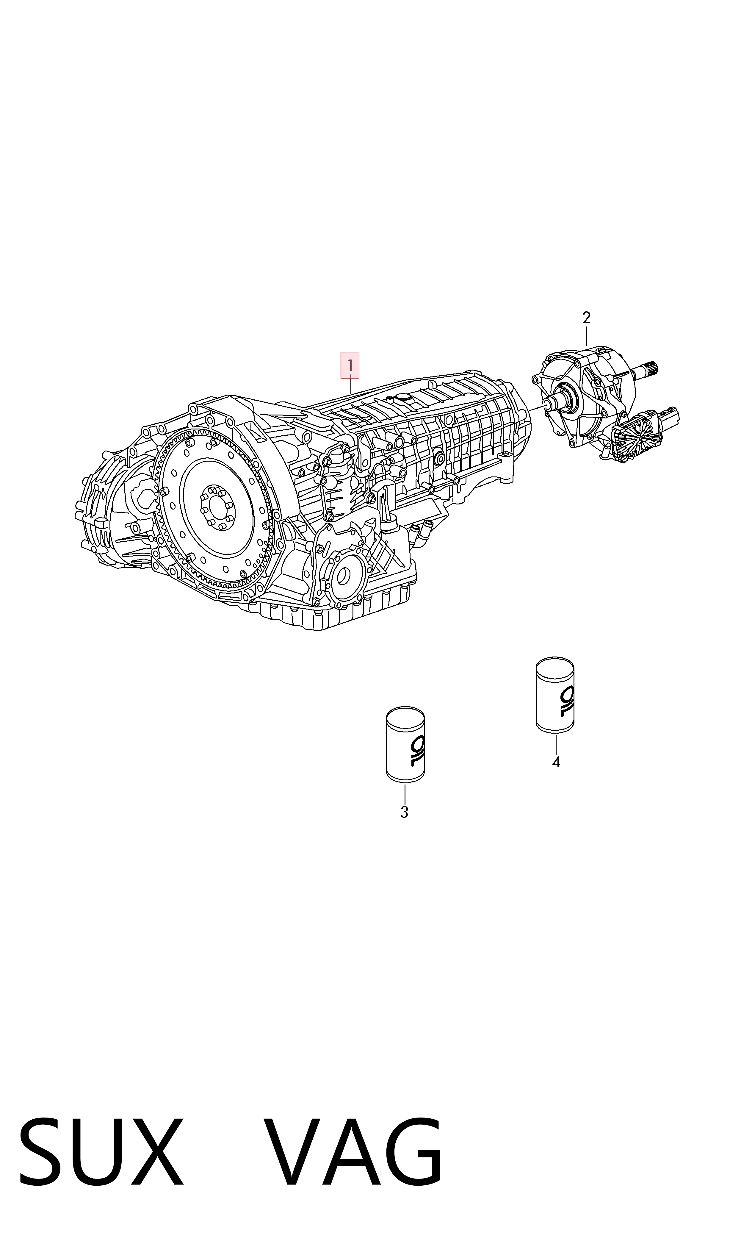 Transmisión automática para Audi Q5  FYB, FYG