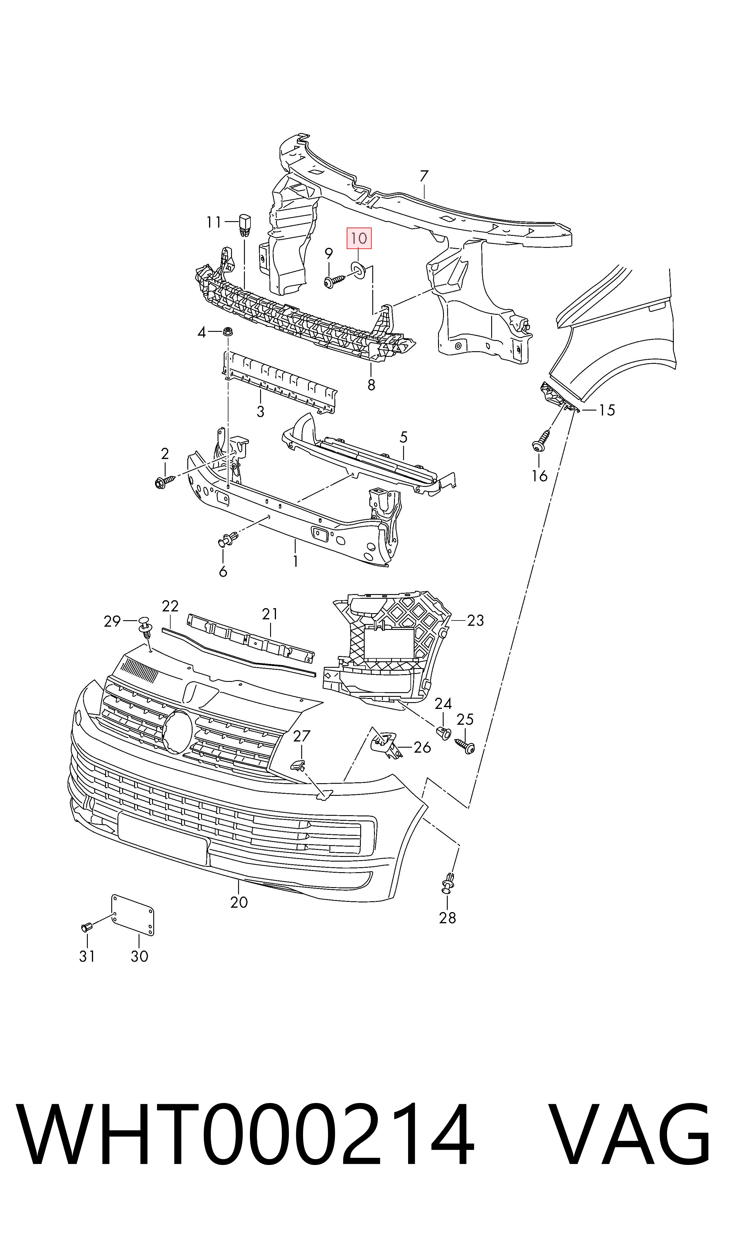 Comprar WHT000214 VAG 