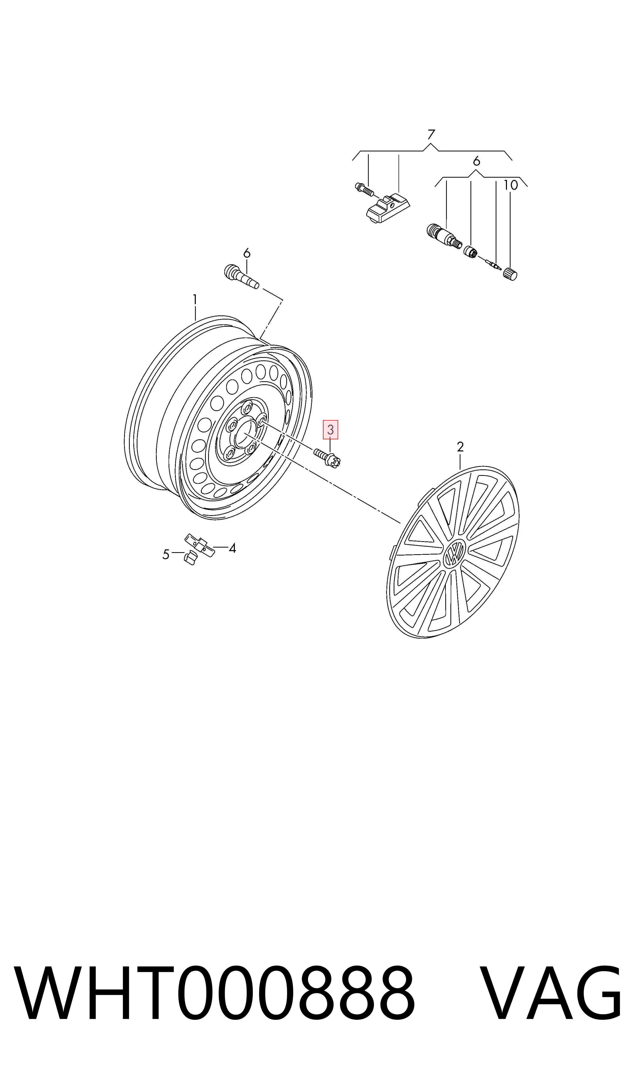 Comprar Tornillo de rueda Mercedes Sprinter III 3,5-t 907, 910
