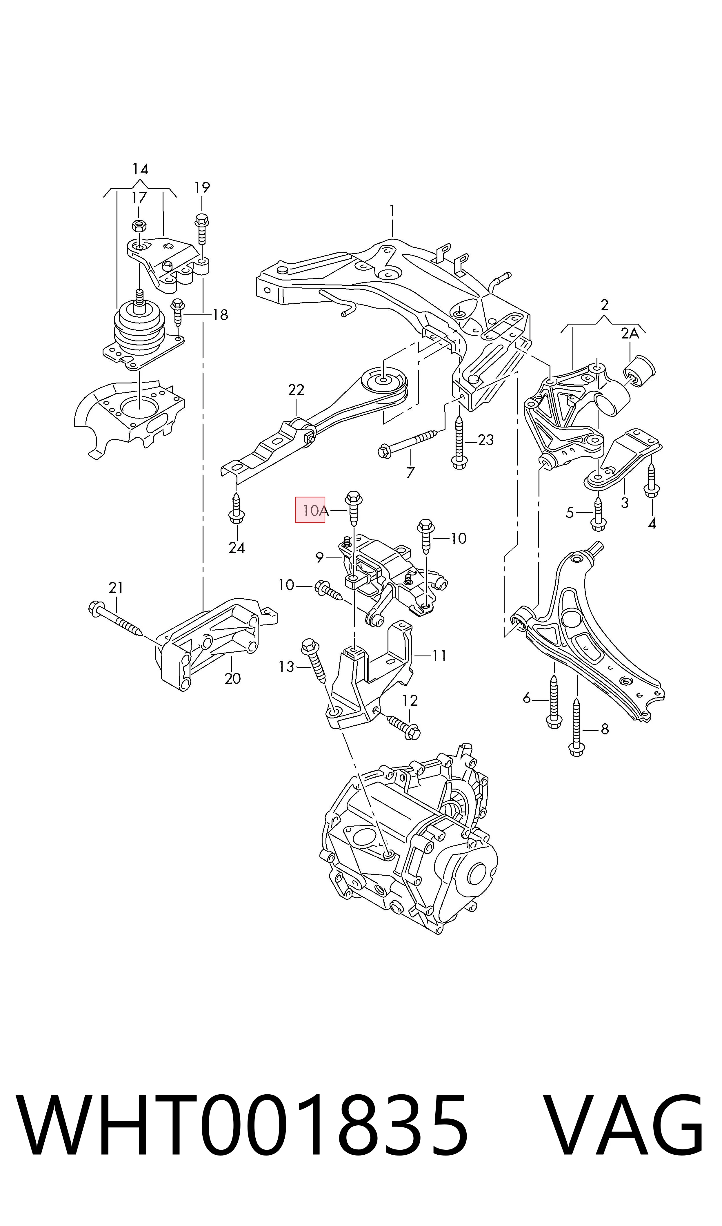  VAG WHT001835 precio, desde 3,00 EUR