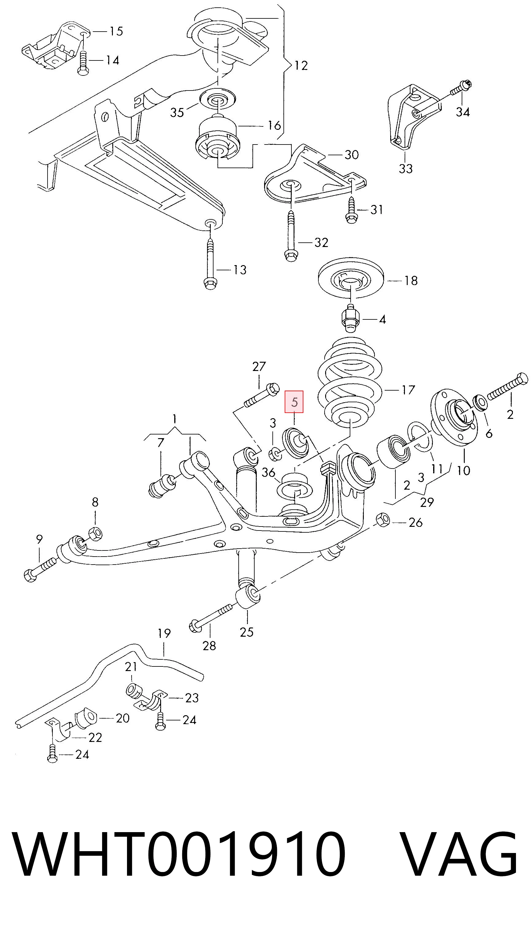 WHT001910 VAG