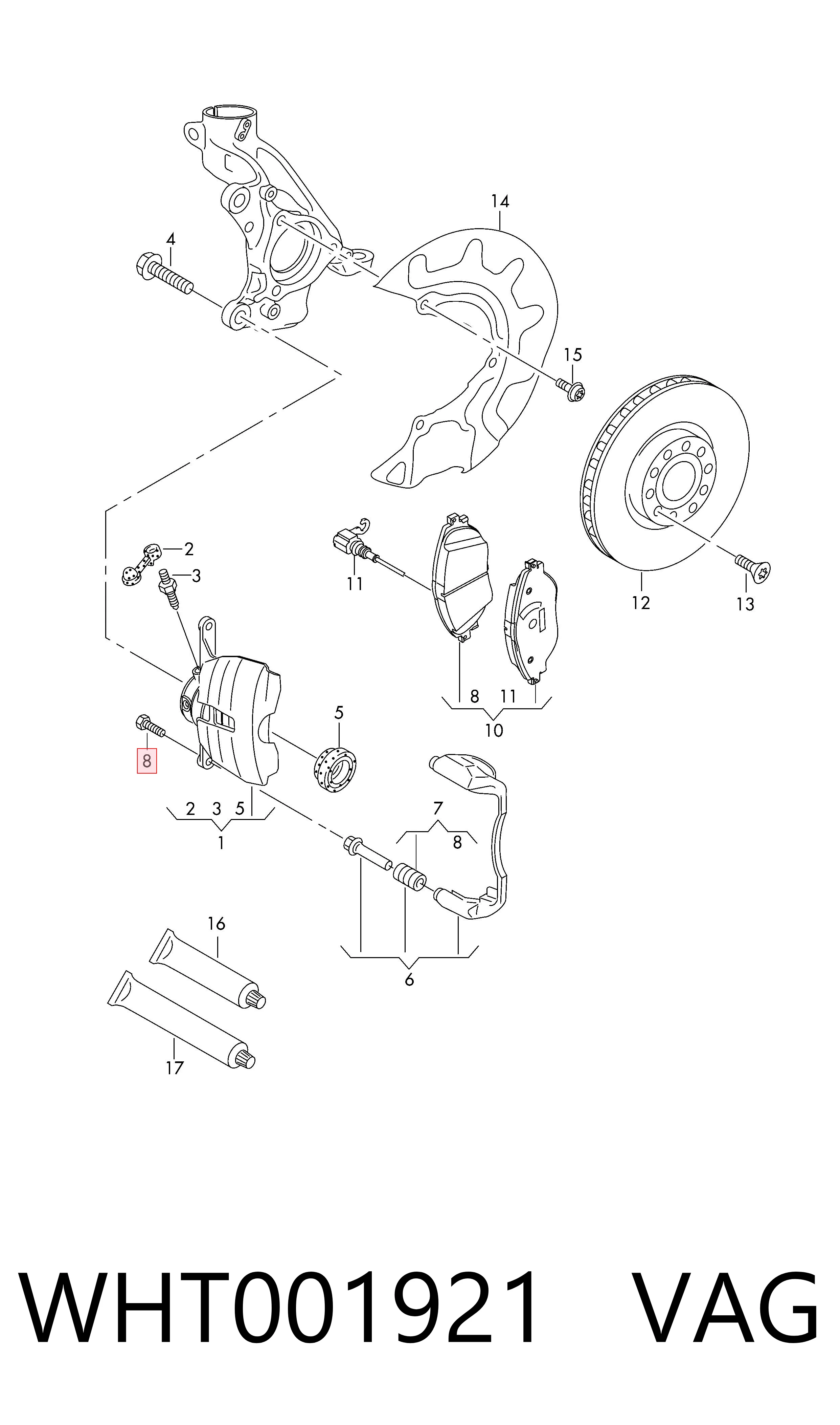 Comprar WHT001921 VAG 