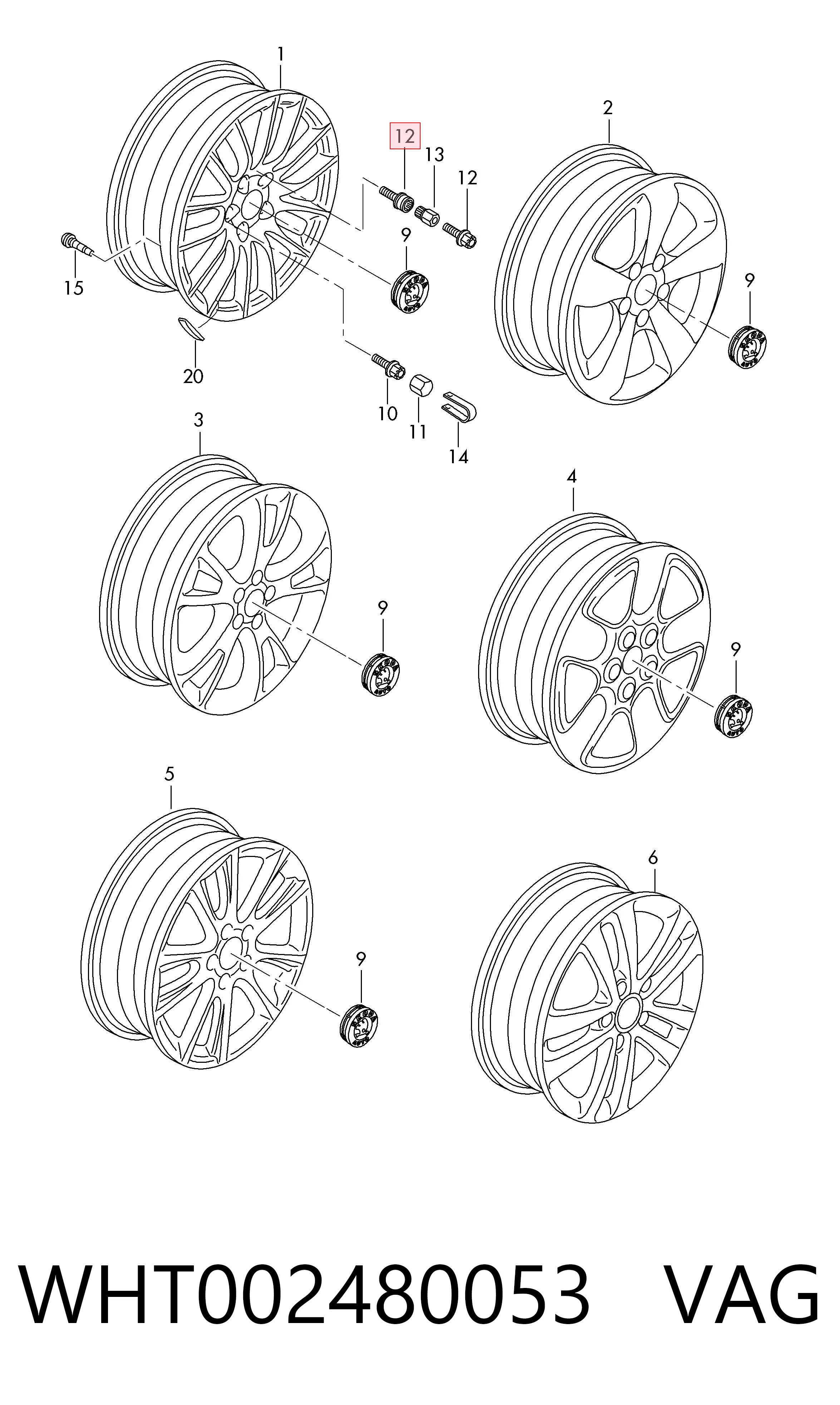  VAG WHT002480053 precio, desde 27,98 EUR