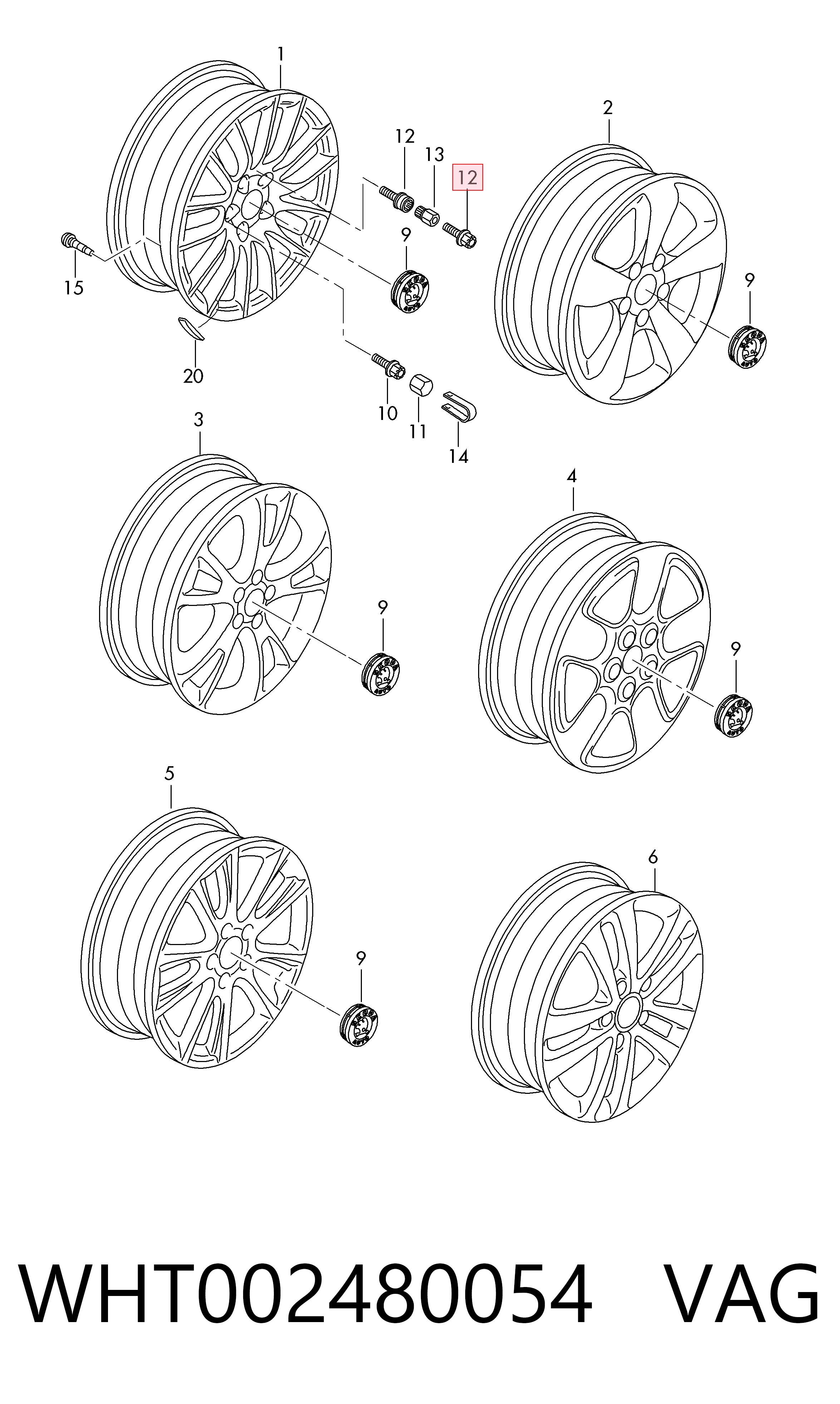  VAG WHT002480054 precio, desde 14,29 EUR