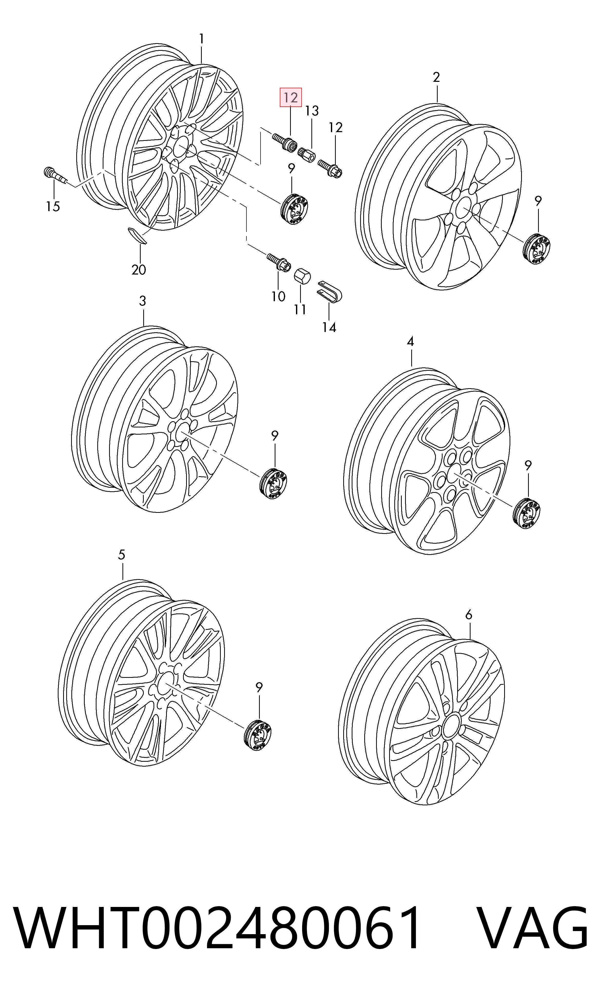  VAG WHT002480061 precio, desde 18,90 EUR
