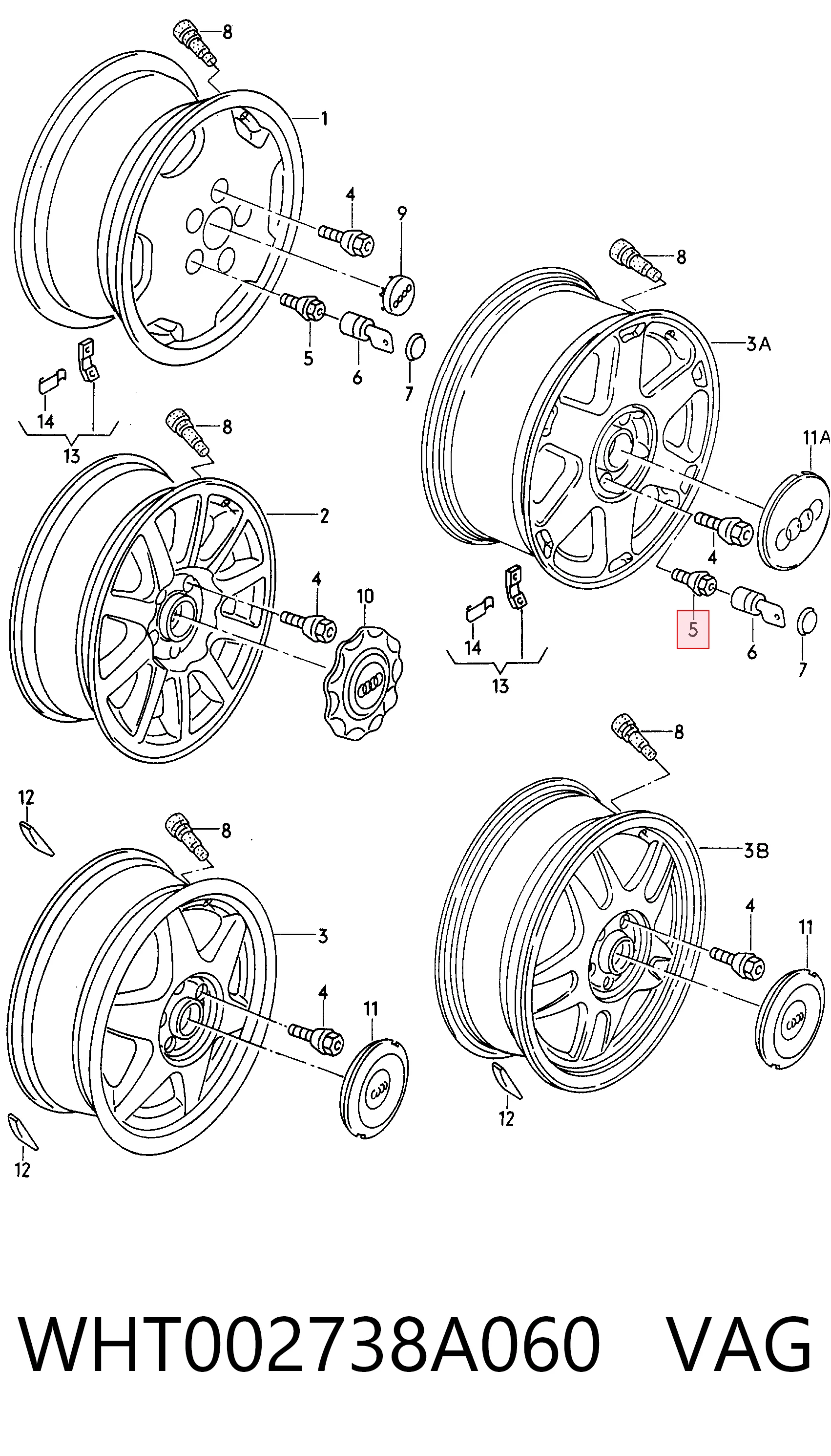 WHT002738A060 VAG