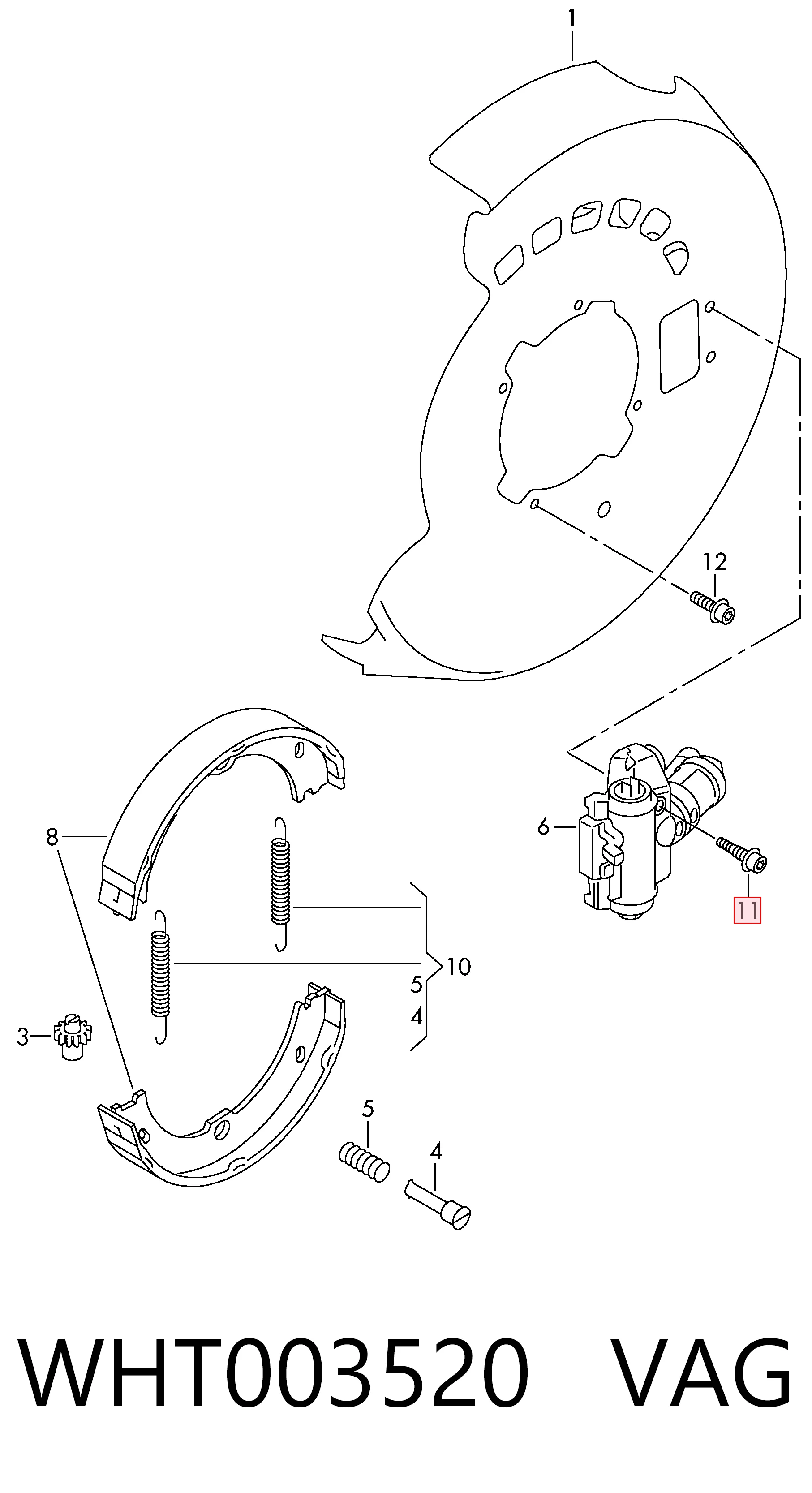 WHT003520 VAG