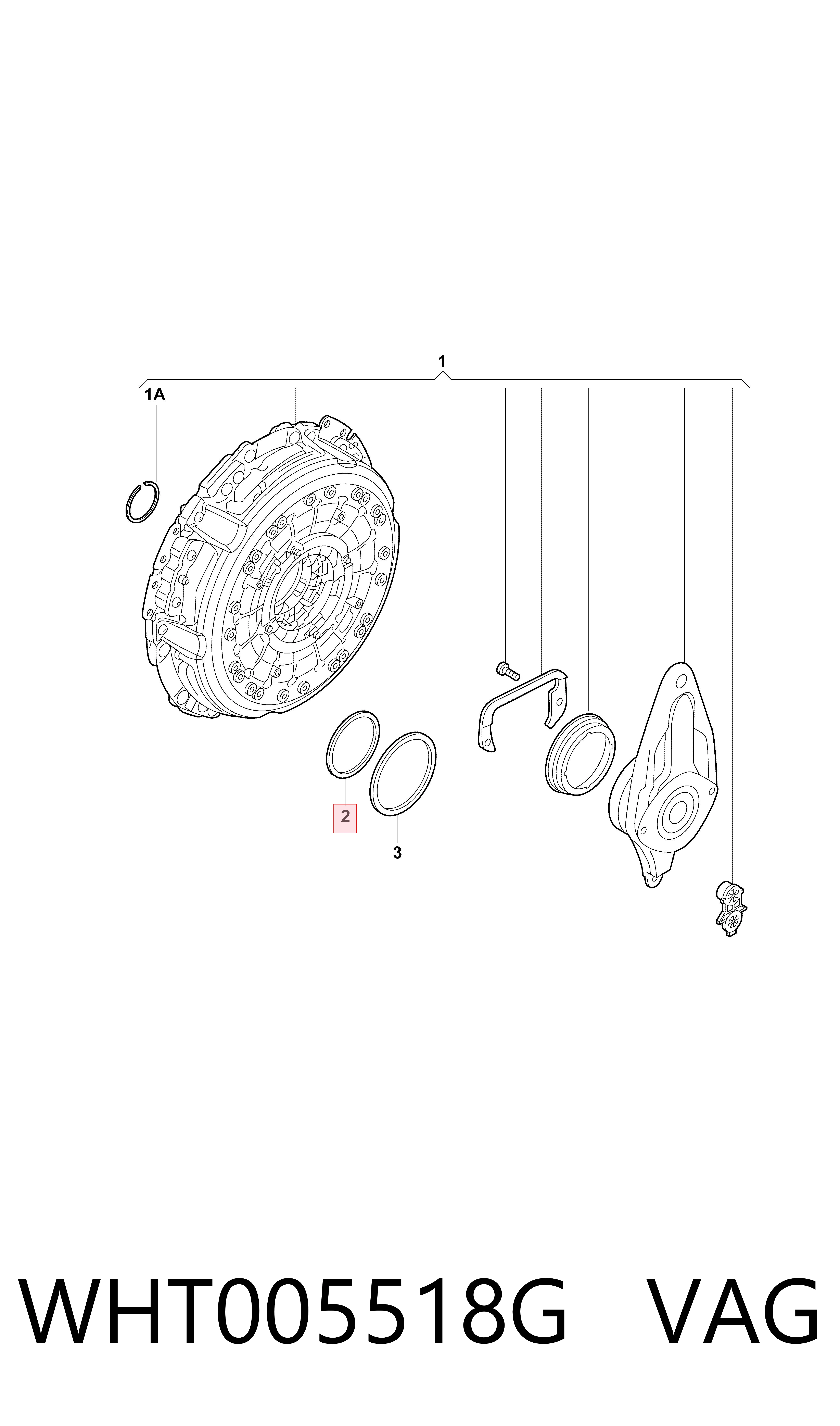 WHT005518G VAG Tapa de la caja de fusibles