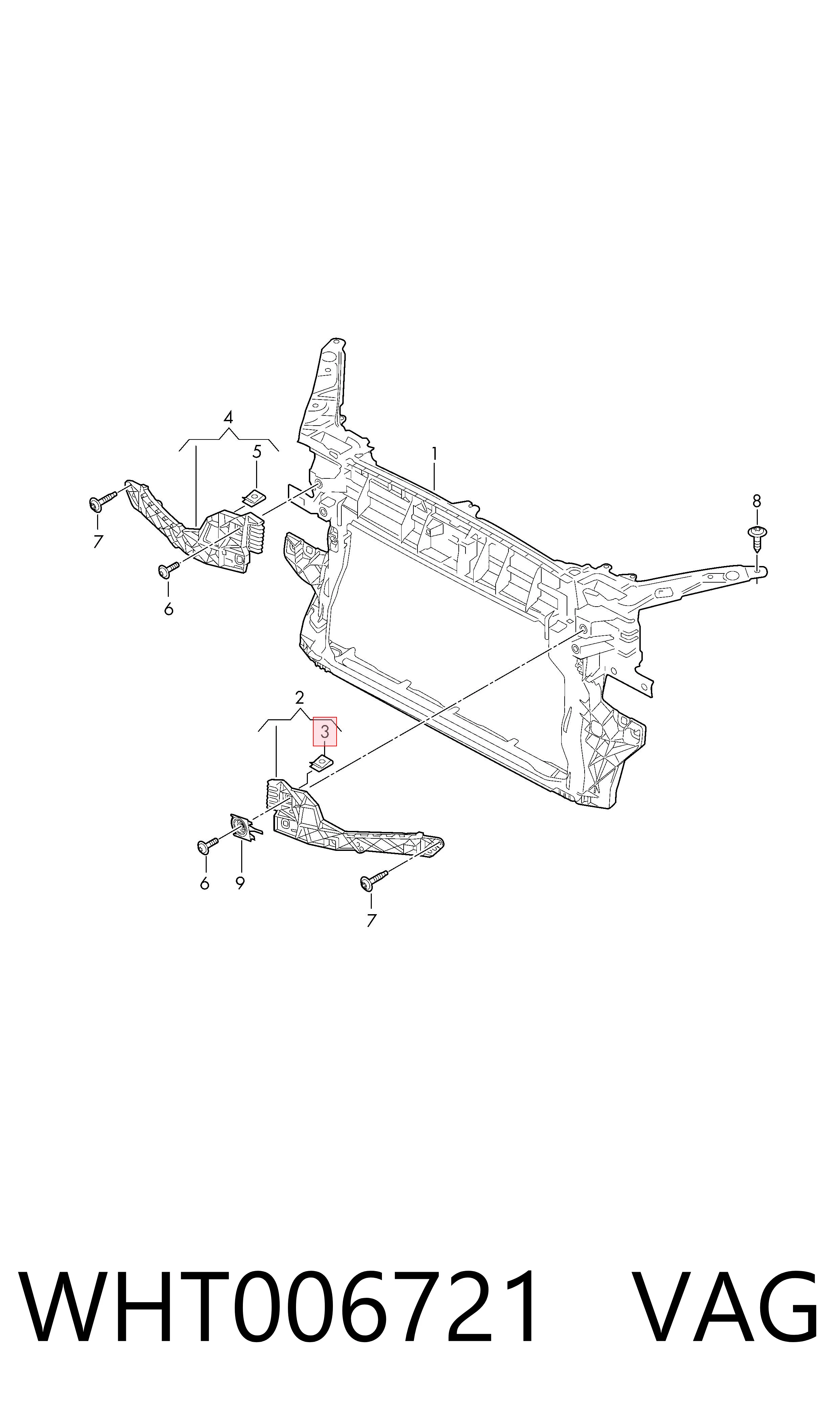 Tuerca remachable para tornillo autorroscante VAG WHT006721 precio, desde 2,36 EUR