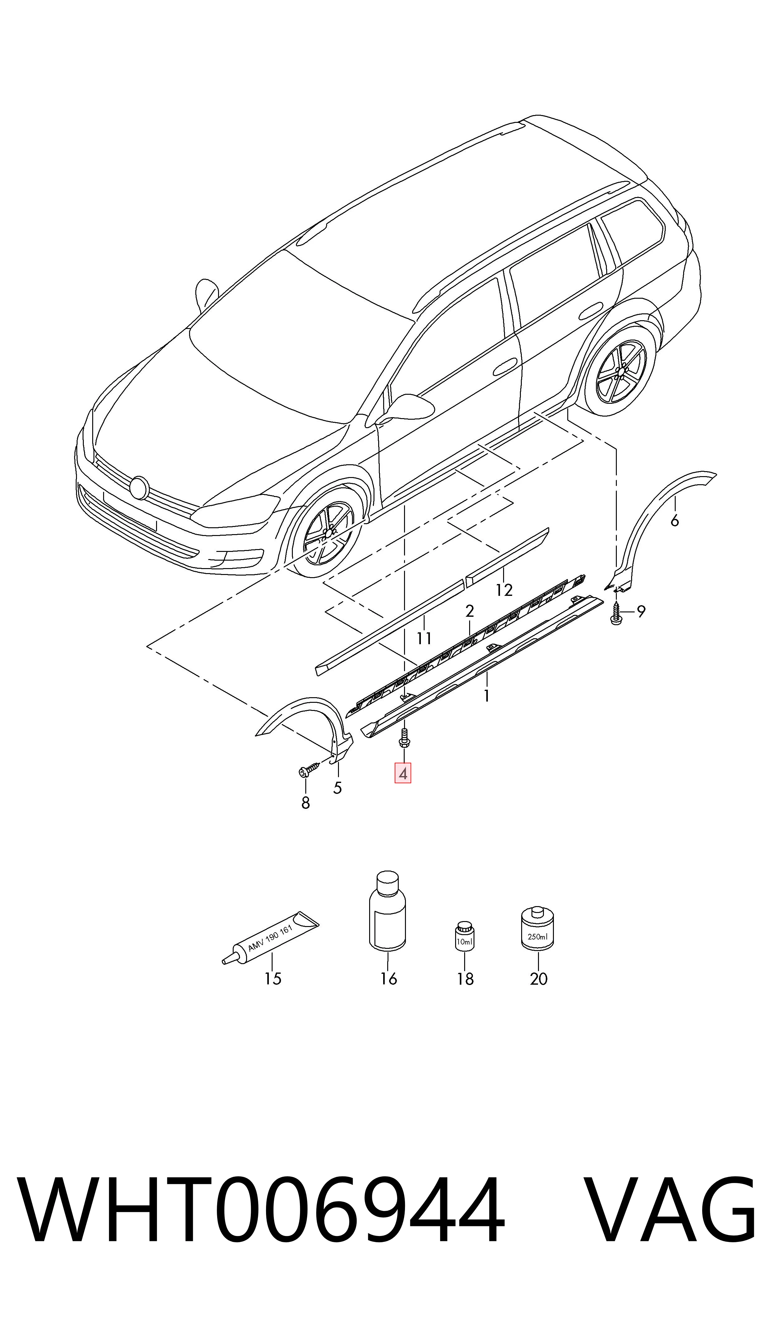  VAG WHT006944 precio, desde 3,84 EUR