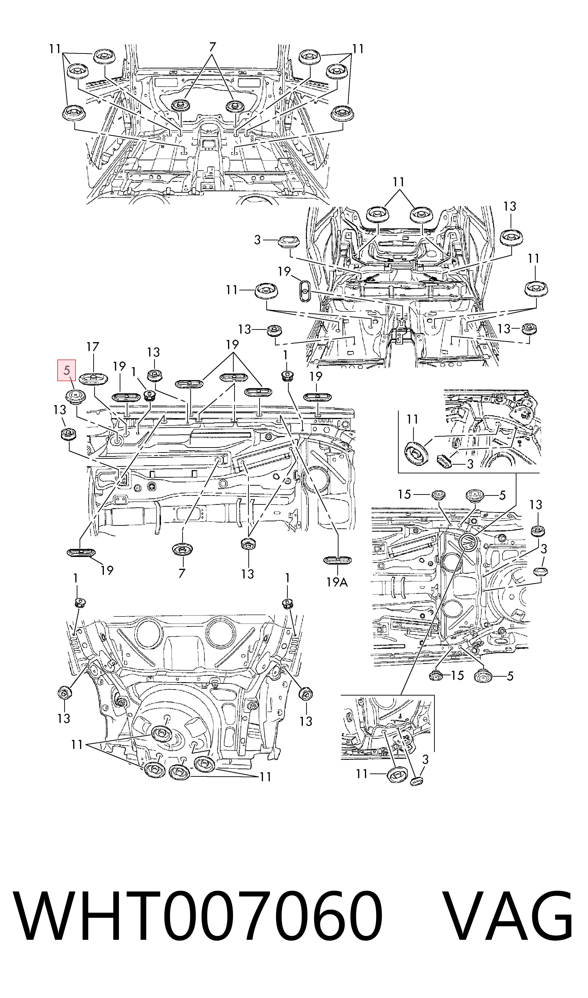Tapa de motor VAG WHT007060 precio, desde 1,76 EUR