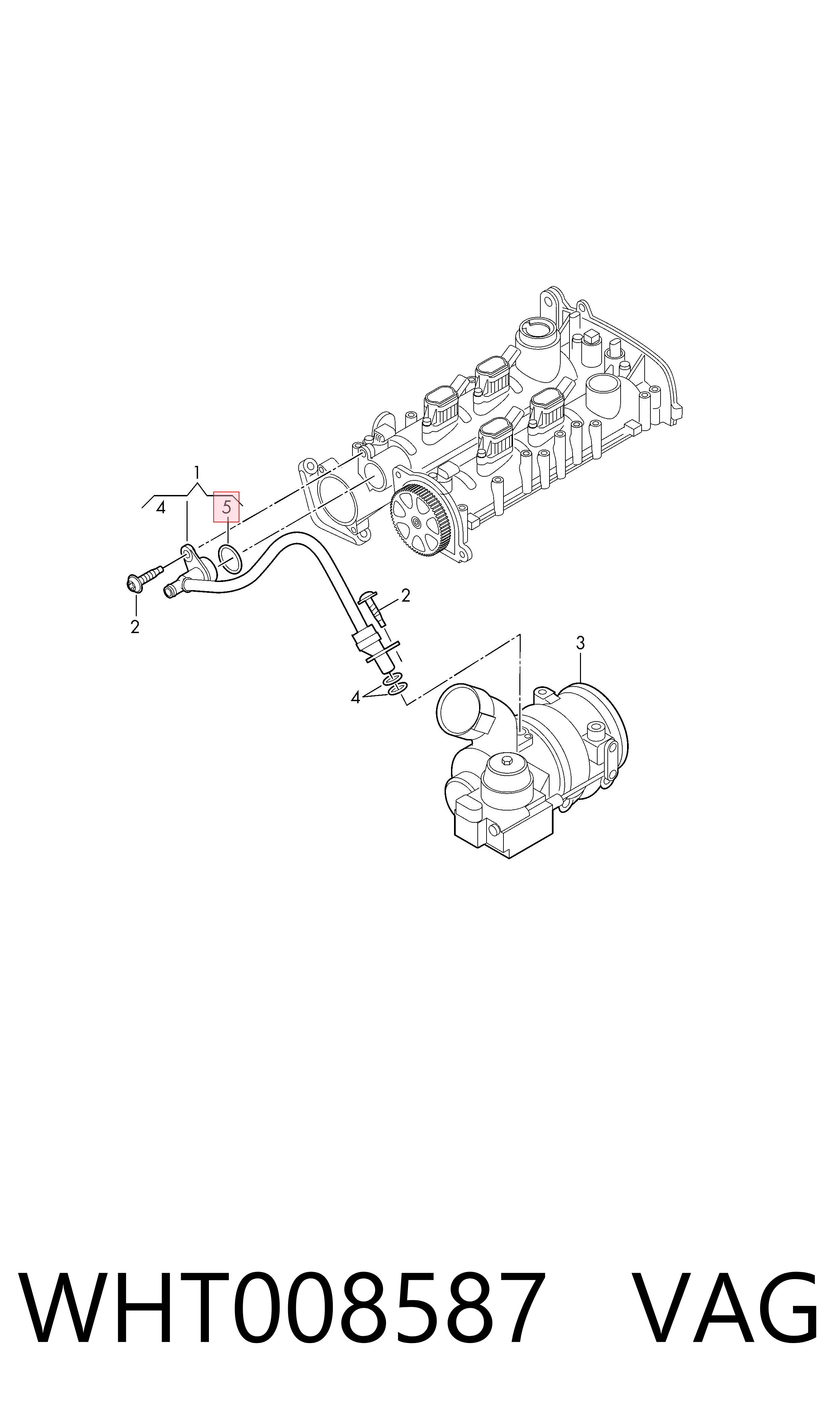 WHT008587 VAG Kit de reparación del inyector