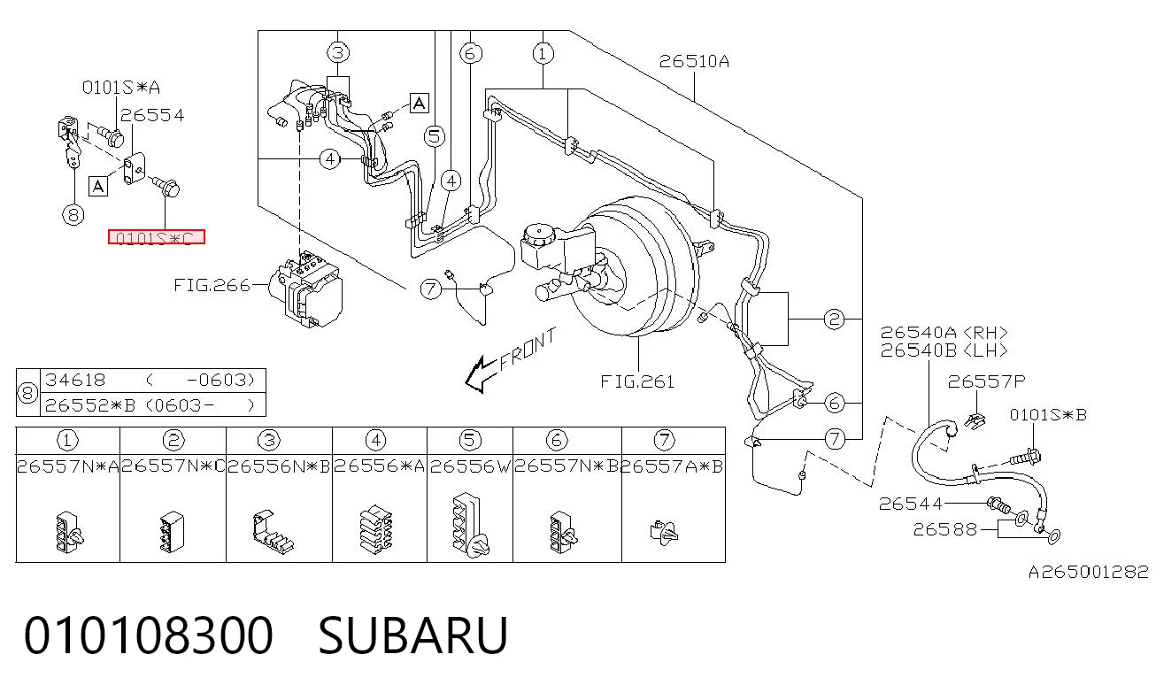 010108300 Subaru