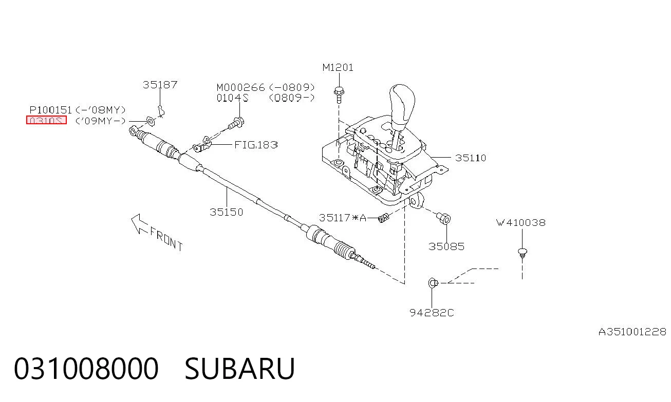 031008000 SUBARU