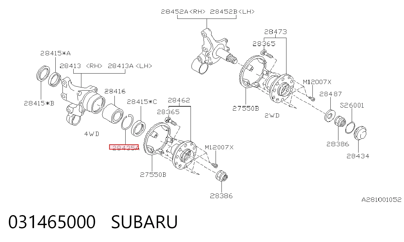 031465000 Subaru