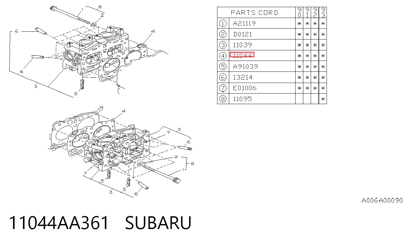 Comprar Junta de culata Subaru Legacy I BC