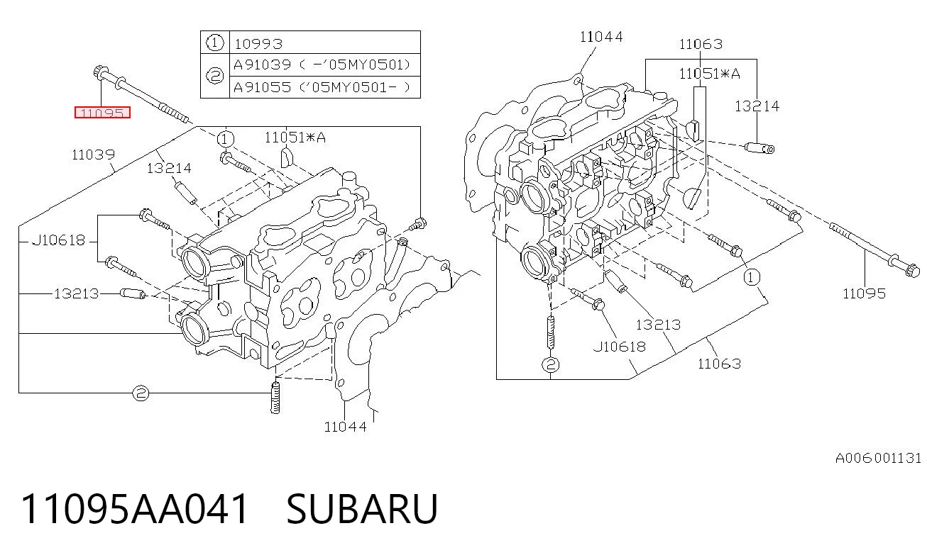 Comprar Tornillo de culata Subaru Forester V S14, SK a bajo precio