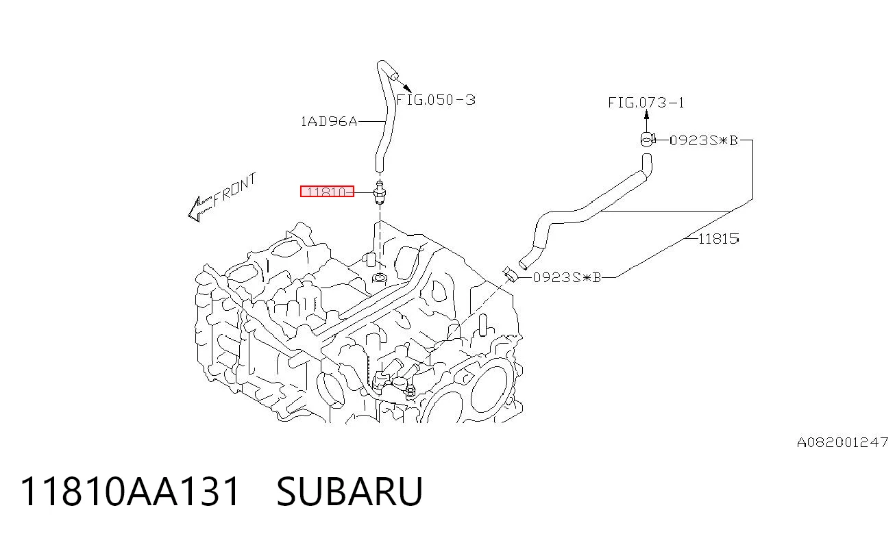 11810AA131 Subaru Válvula del servofreno