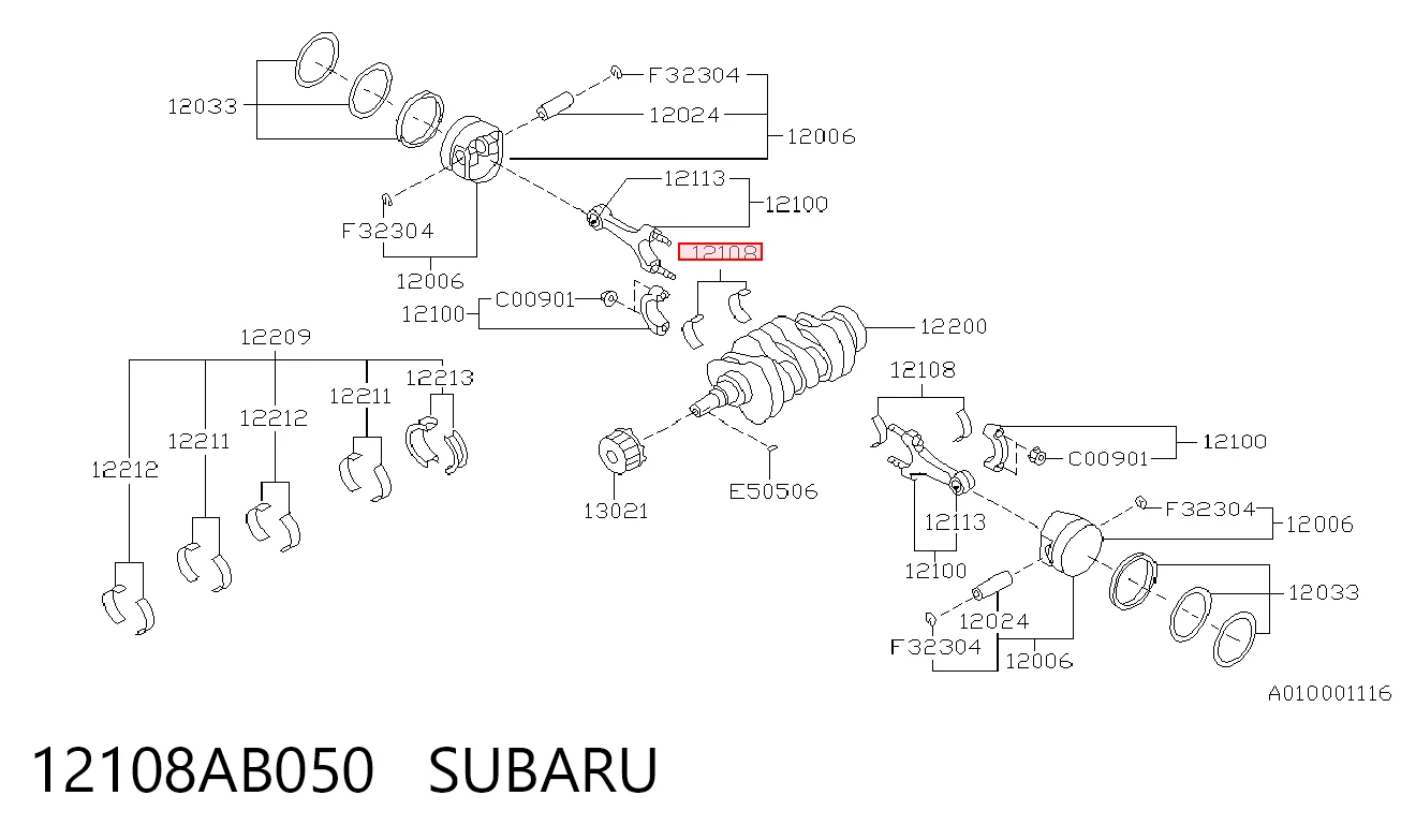 12108AB050 Subaru