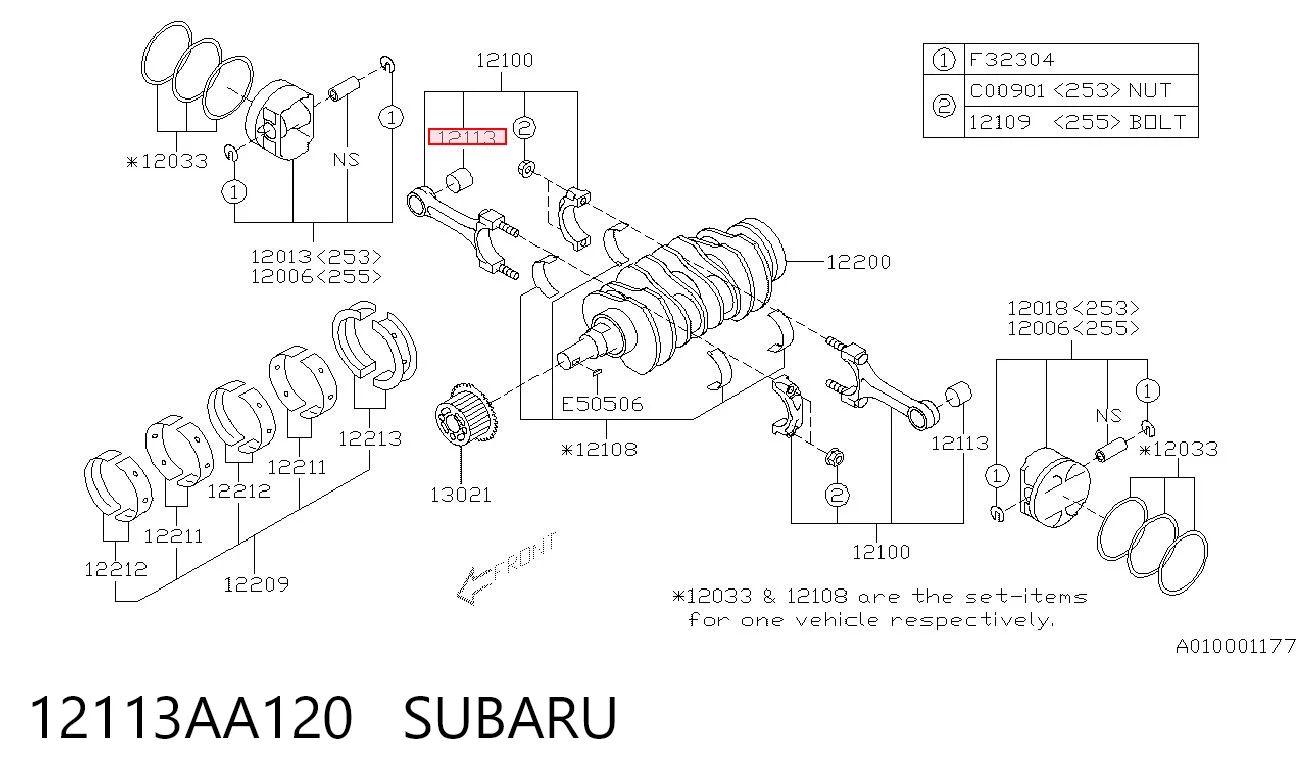 12113AA120 Subaru