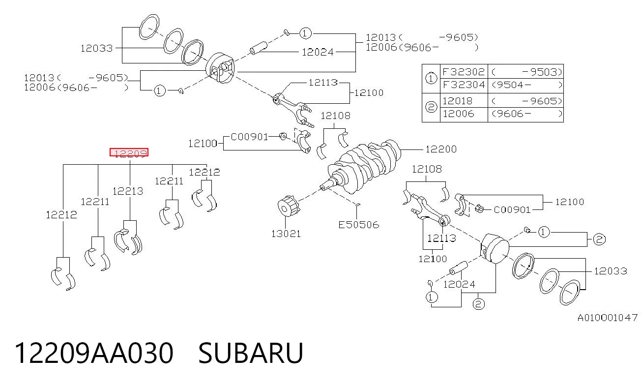 12209AA030 Subaru
