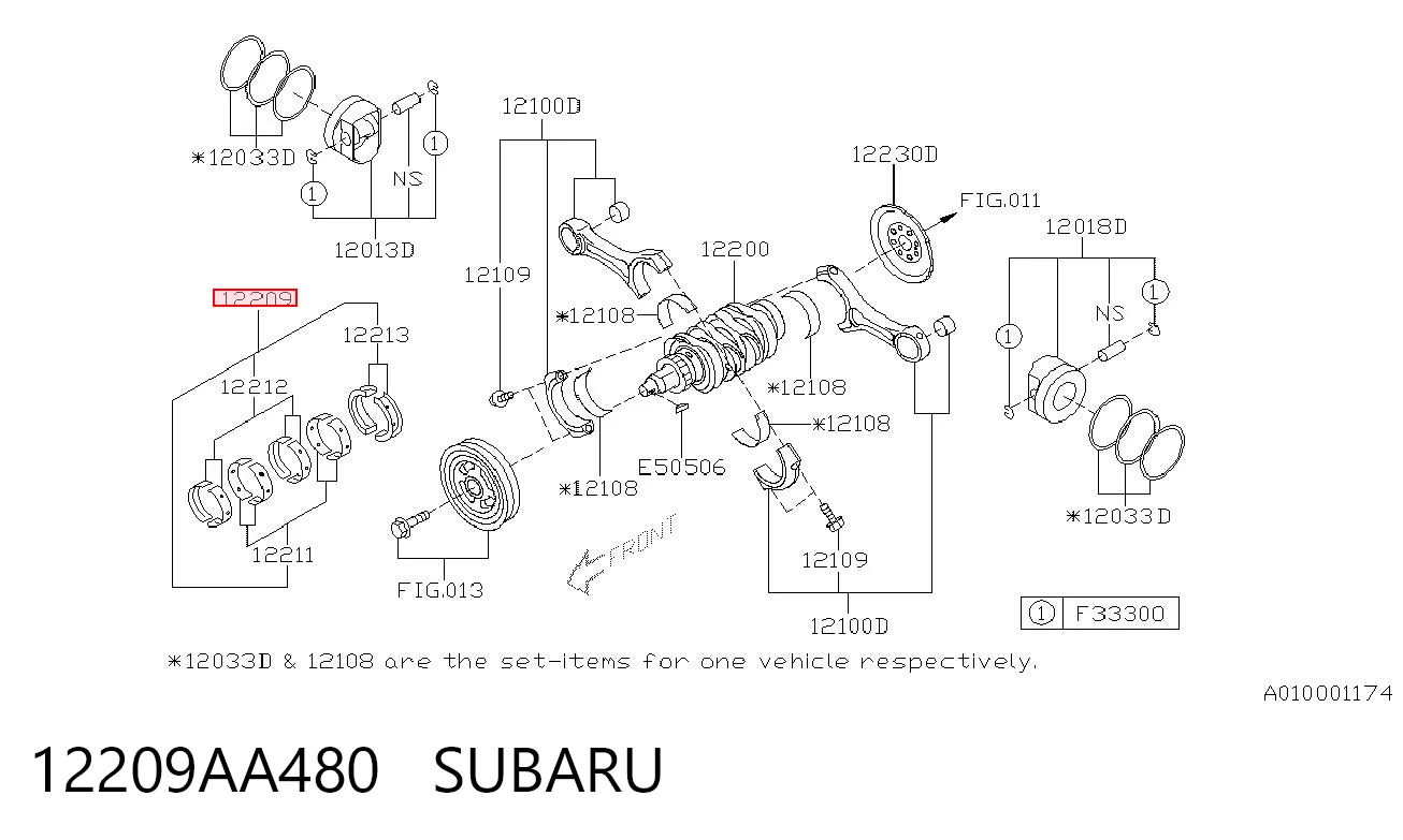 12209AA480 Subaru
