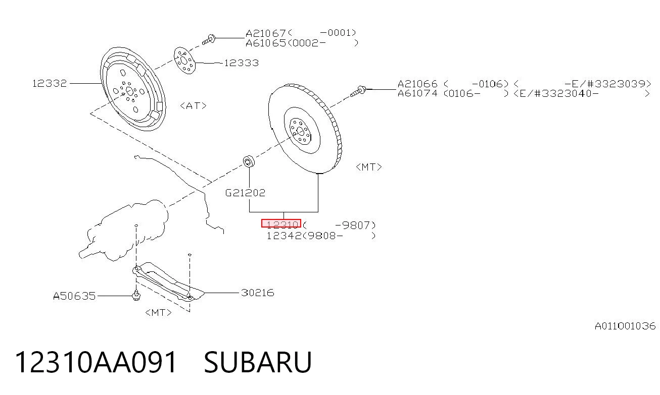 Comprar Volante motor Subaru Legacy II BD, BG