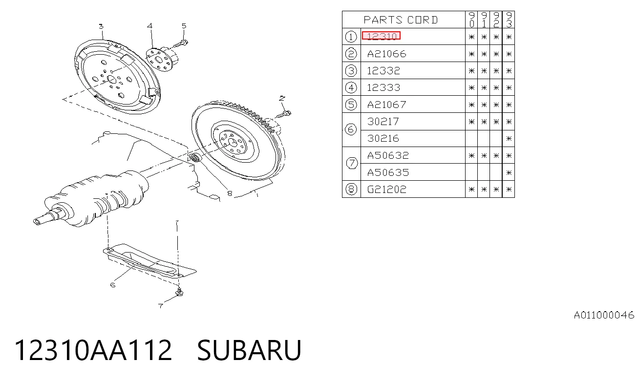 Volante bimasa Subaru Impreza II