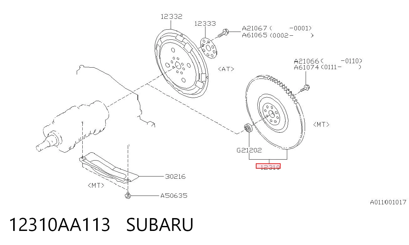 Volante de motor para Subaru Impreza II GD