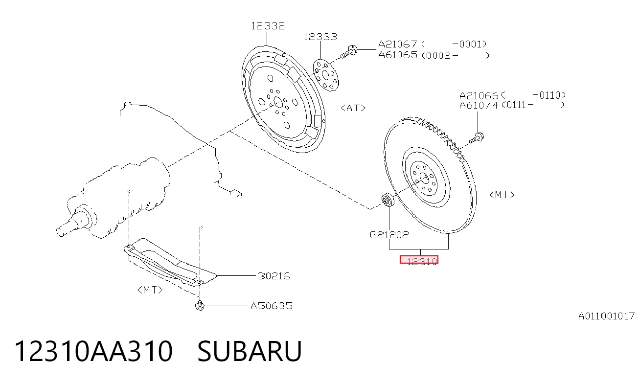 12310AA310 Subaru