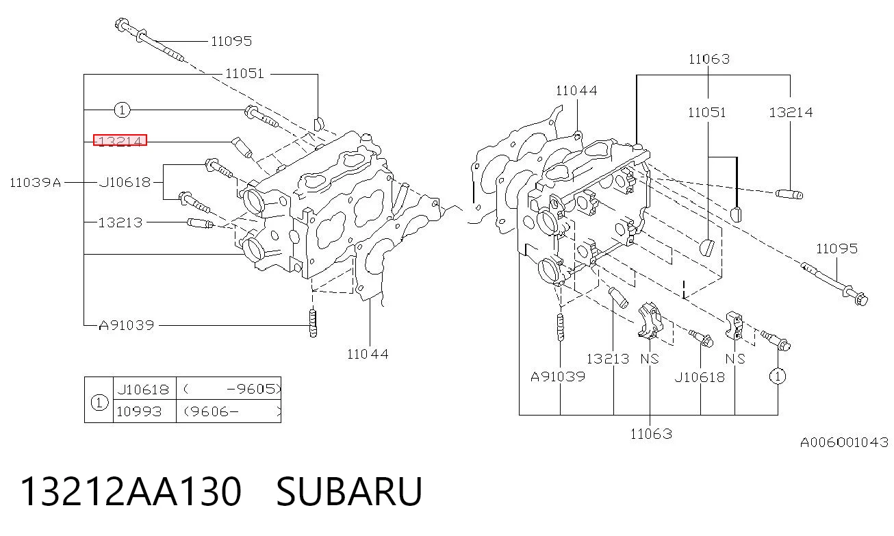 13212AA130 Subaru