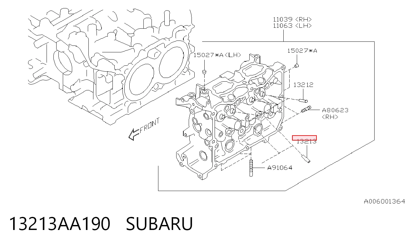 13213AA190 Subaru