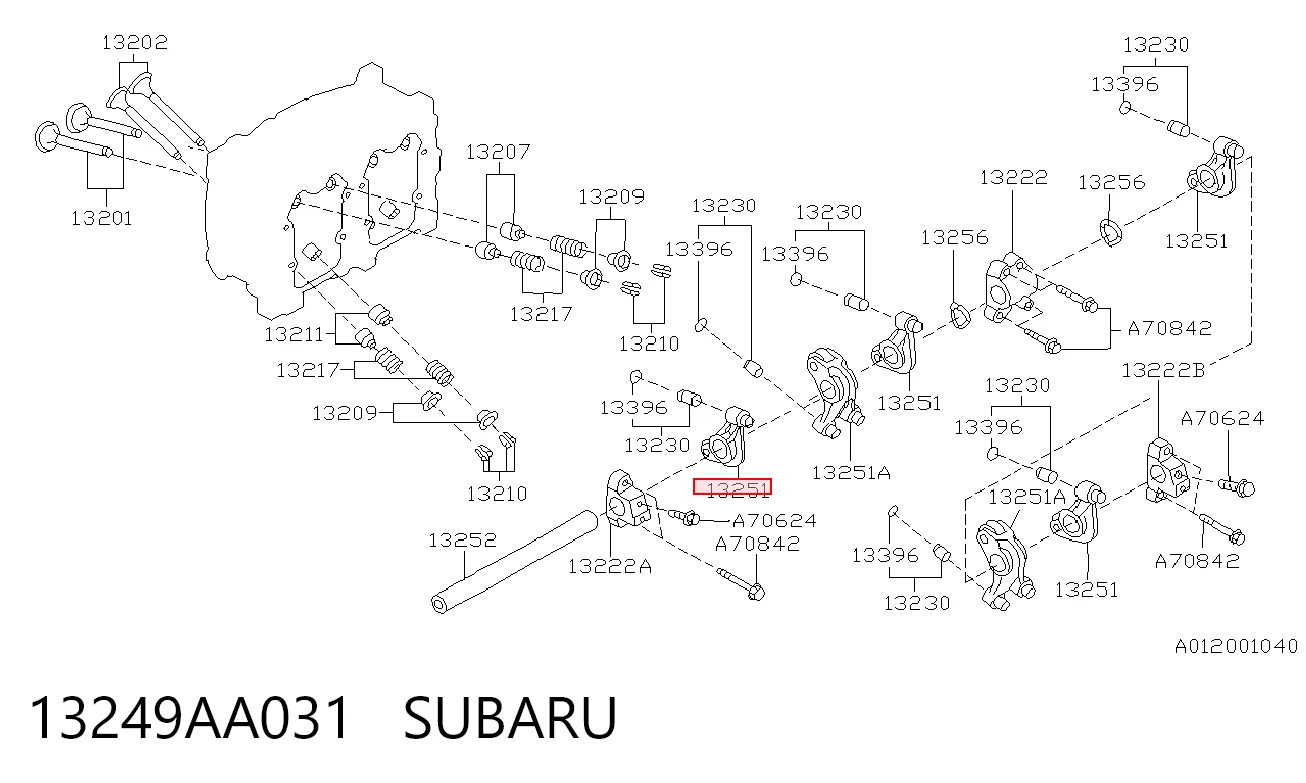 13249AA031 Subaru