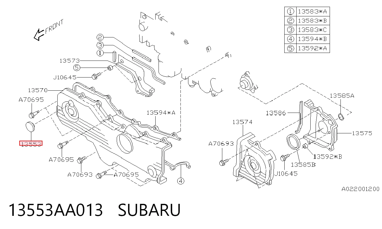 13553AA013 Subaru