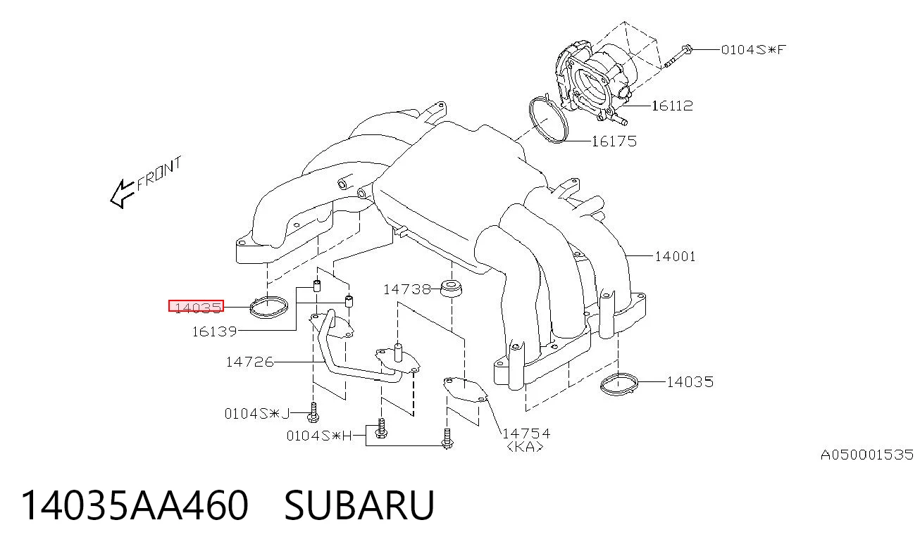 14035AA460 Subaru