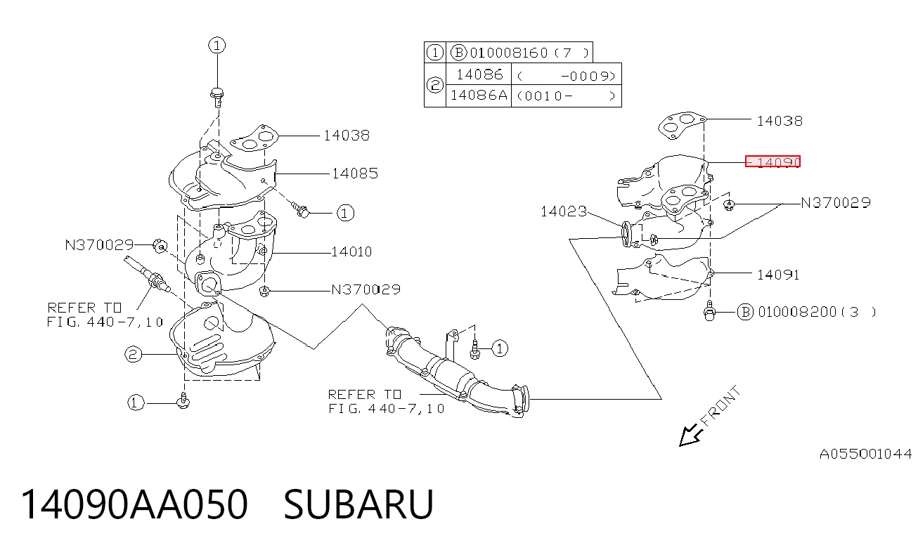 14090AA050 Subaru