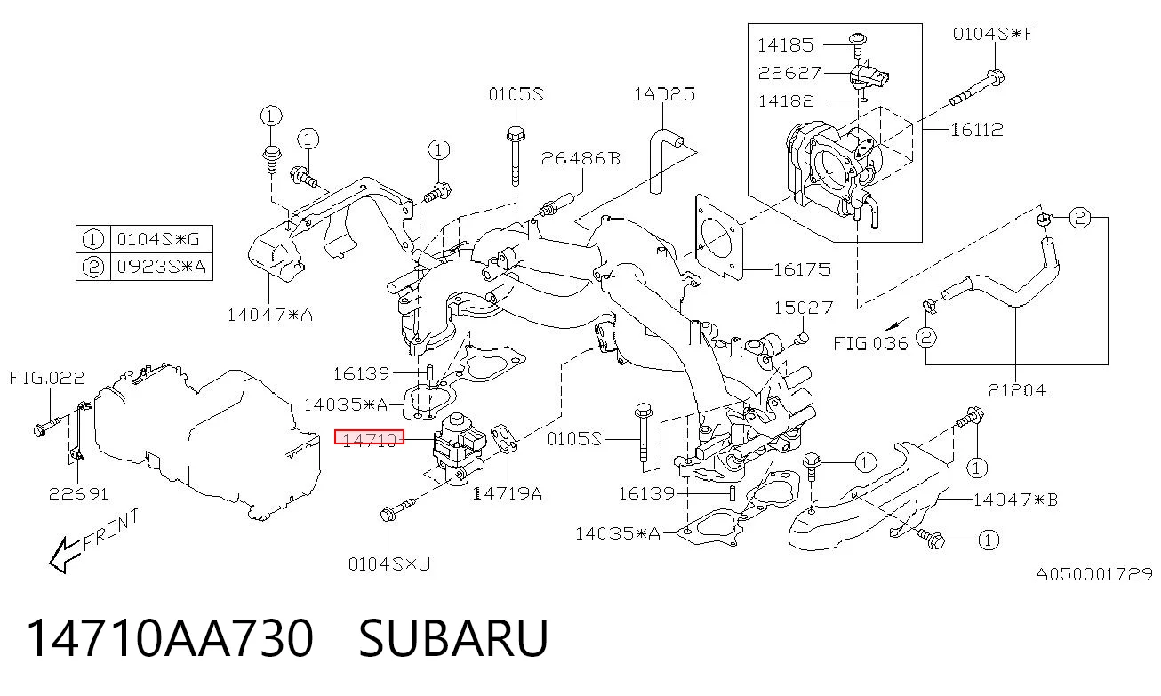 EGR Subaru Impreza II