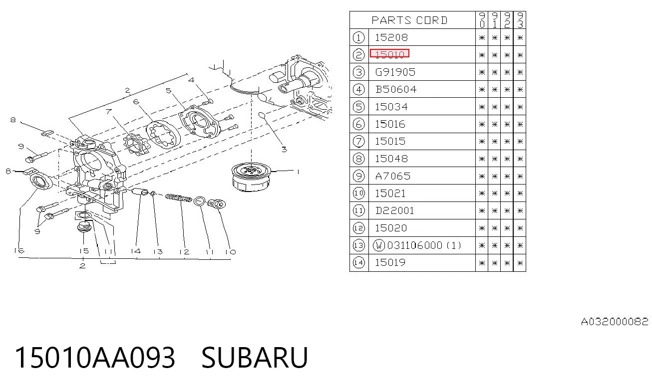 Comprar Bomba De Aceite Subaru Legacy II BD, BG