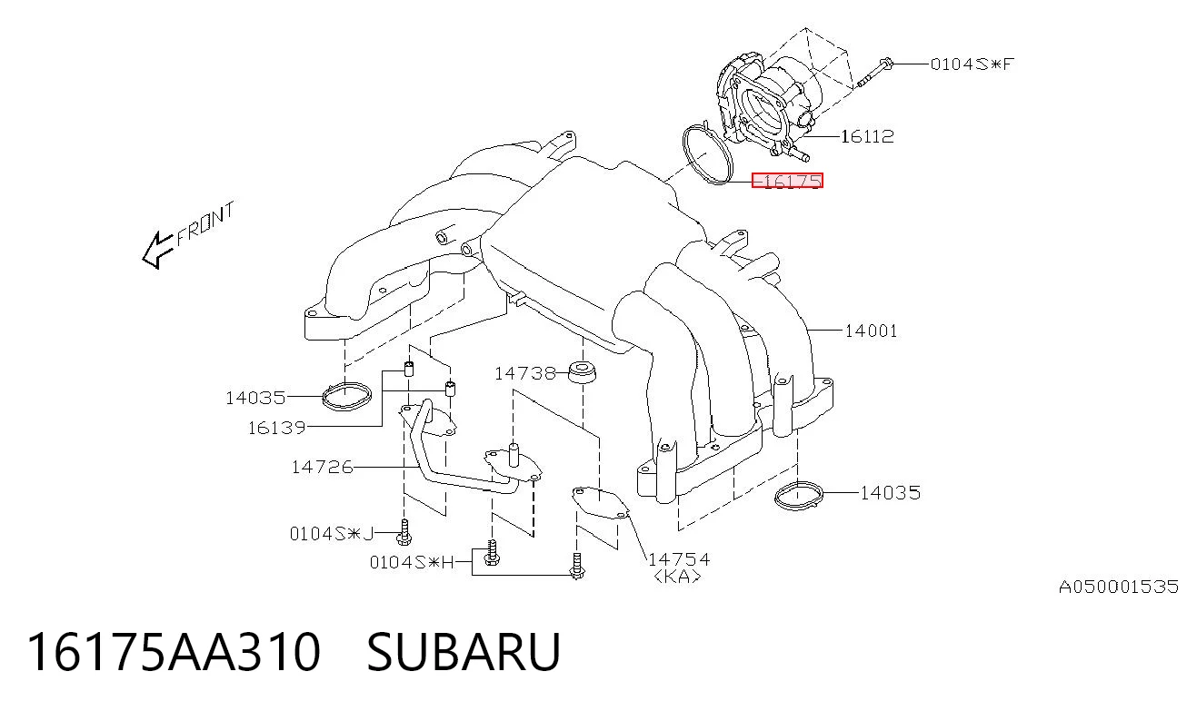 16175AA310 Subaru