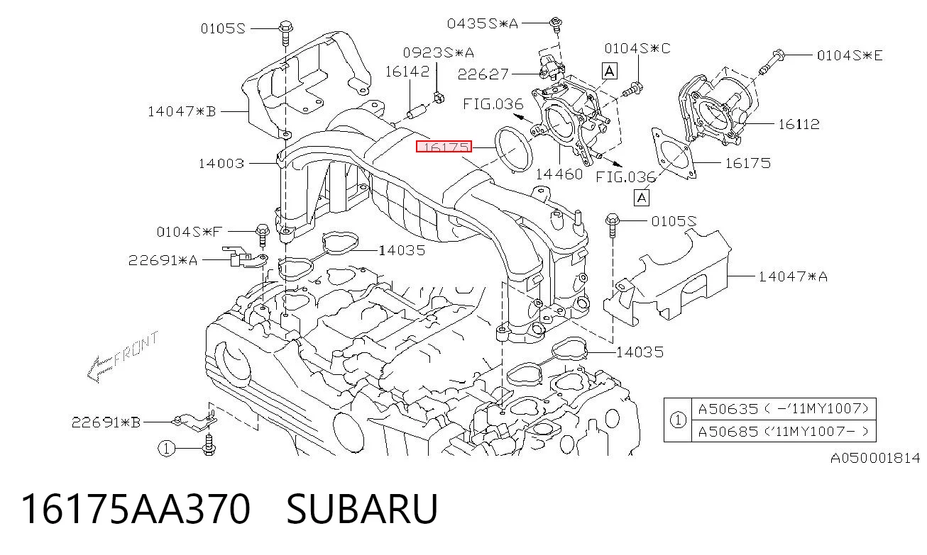 16175AA370 Subaru