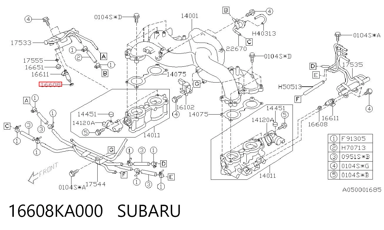 16608KA000 Subaru
