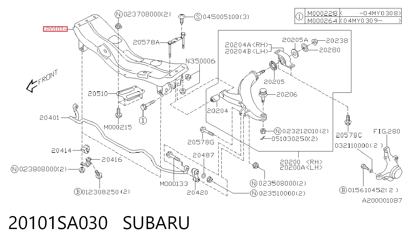 Comprar Puente delantero Subaru Impreza I GF