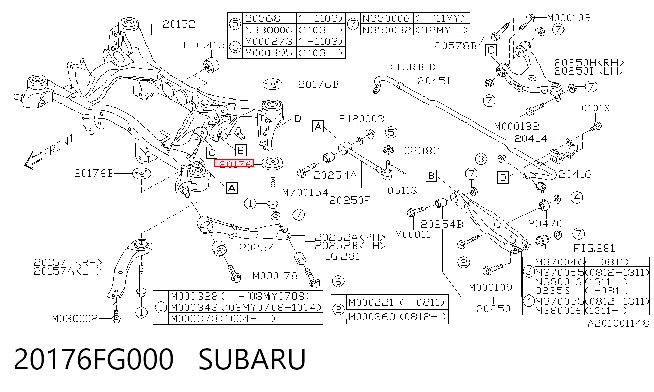 20176FG000 Subaru