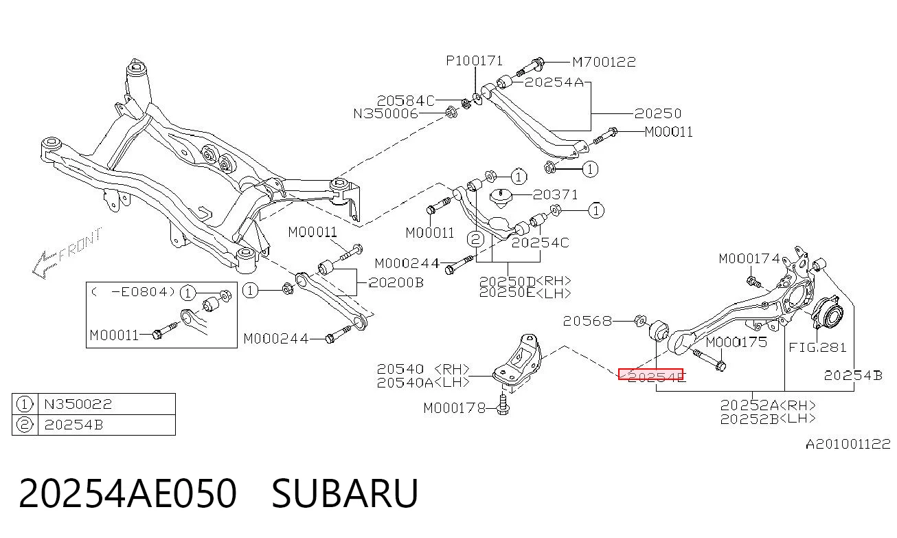 20254AE050 Subaru