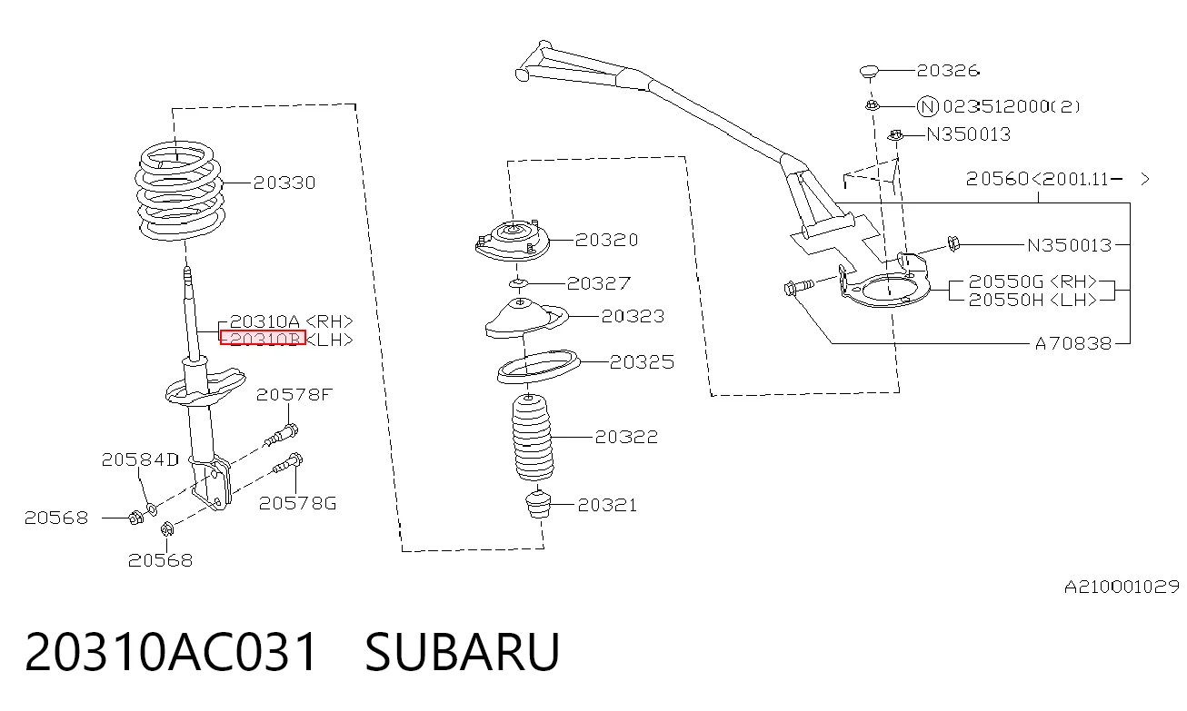 20310AC031 Subaru
