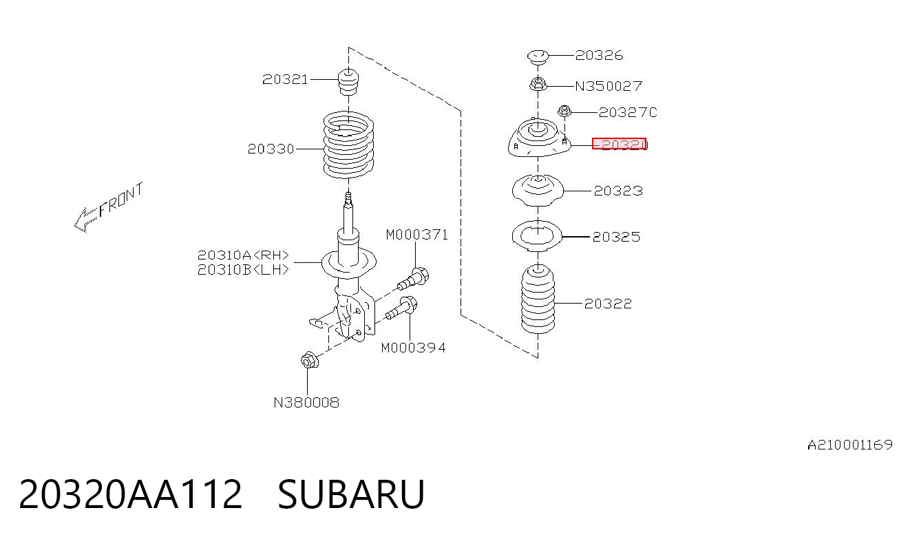 20320AA112 Subaru