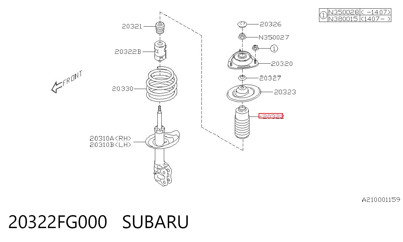 20322FG000 Subaru