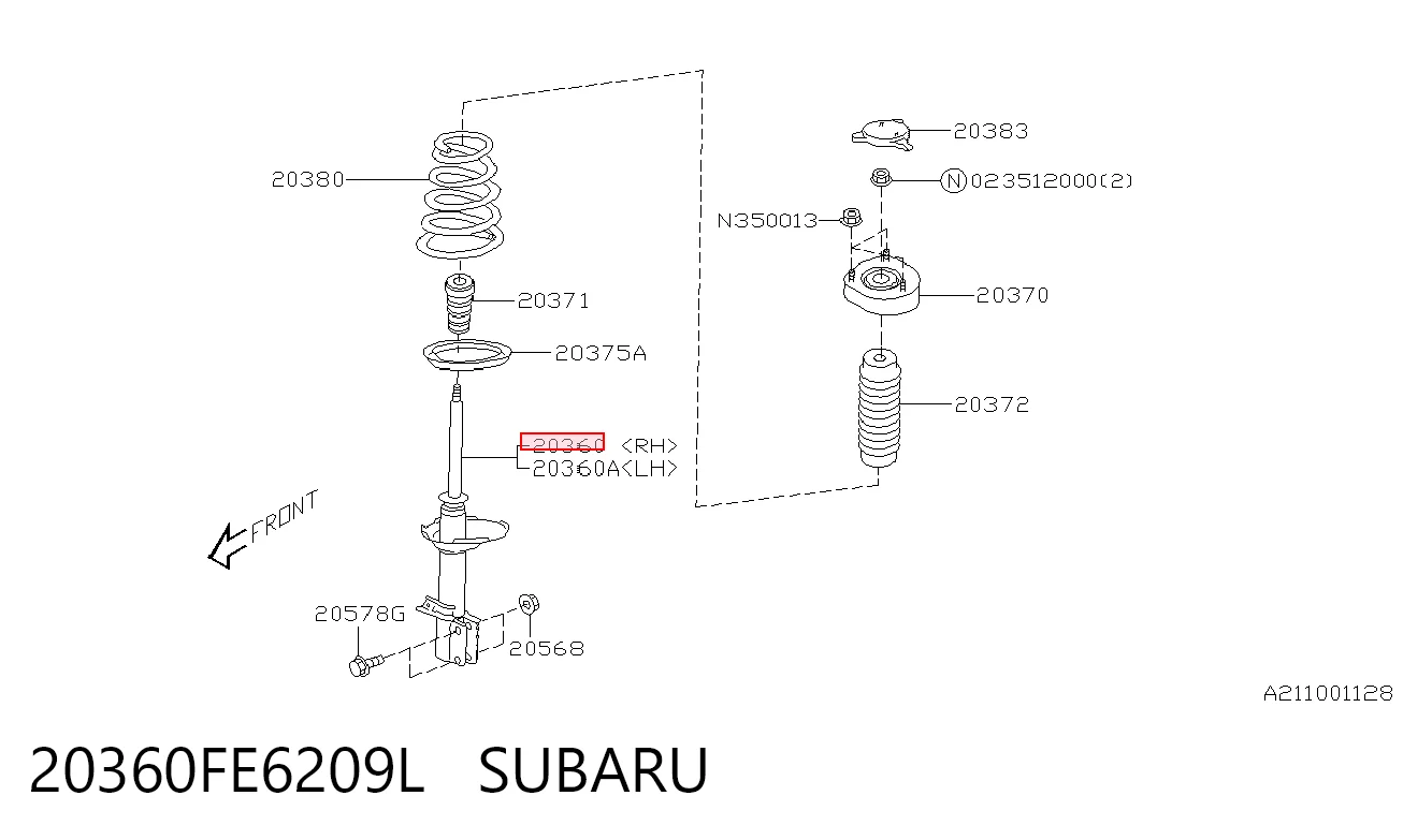 20360FE6209L Subaru