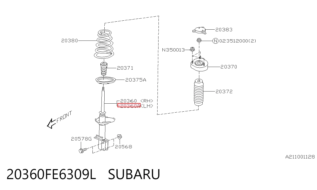 20360FE6309L Subaru