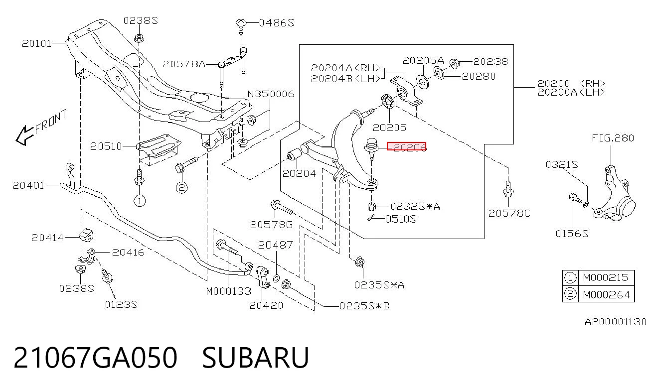 21067GA050 Subaru